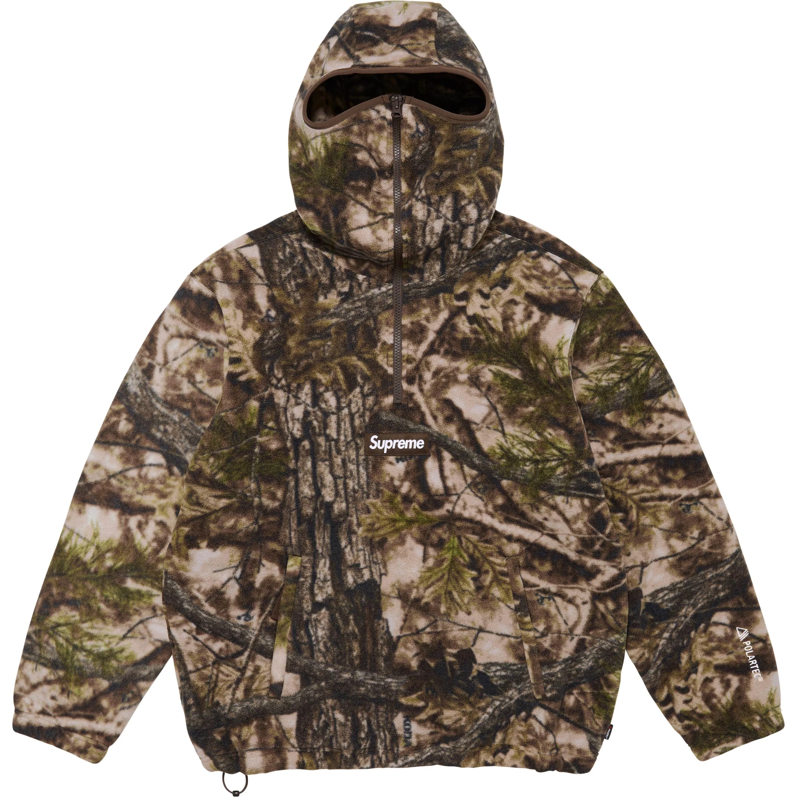 Polartec® Face Mask Half Zip Hooded Sweatshirt view 12